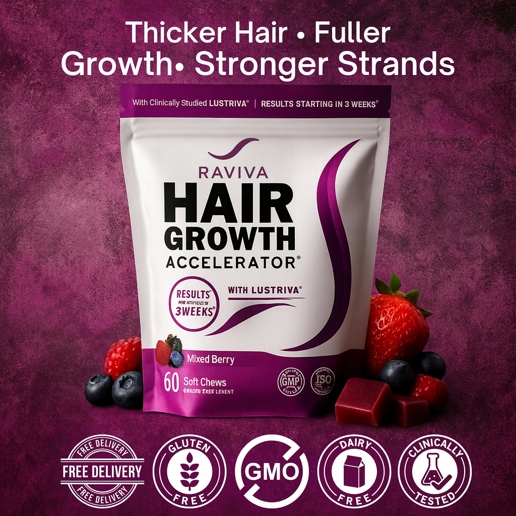 Lustriva® Hair Growth Chews – Mixed Berry